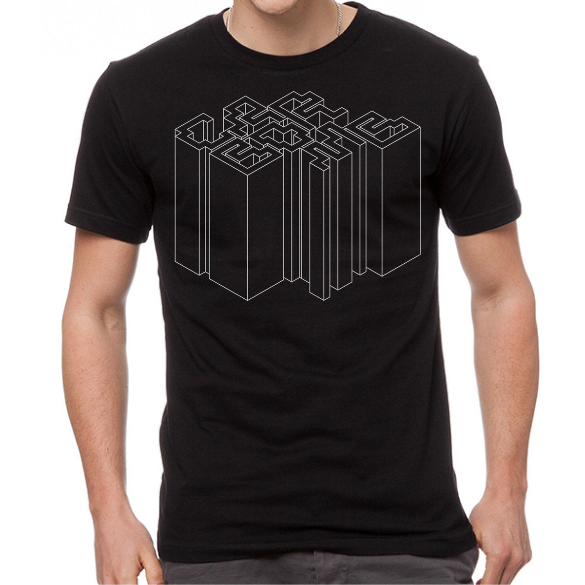 Maze Black T-Shirt